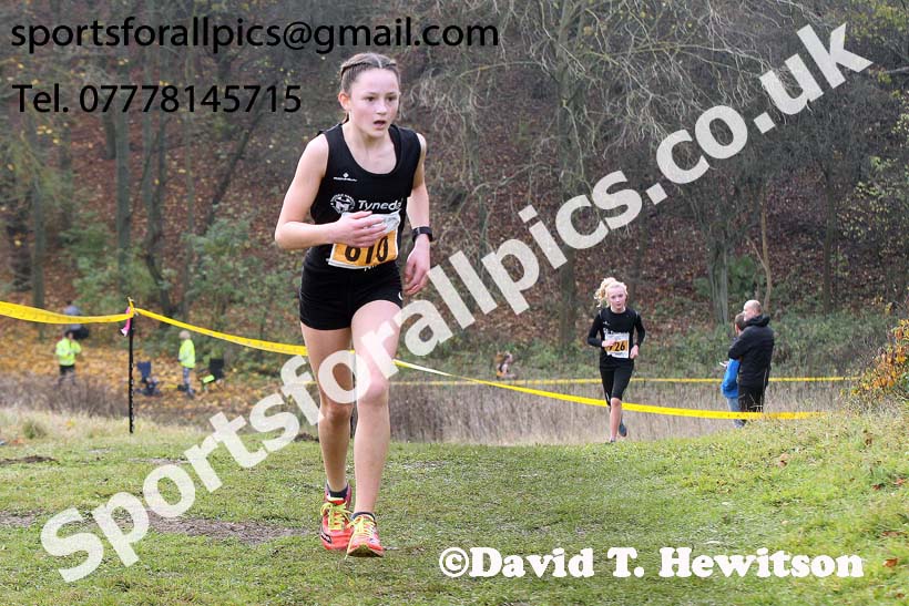 Girls under-13s Start Fitness NEHL, Aykley Heads, Durham. Photo:  David T. Hewitson/Sports for All Pics